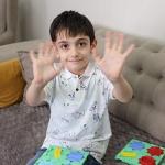 Evde eğitim gören özel çocuklara 23 Nisan Sürprizi