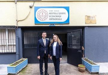 Başkan Mutlu'dan öğrencilere sürpriz ziyaret