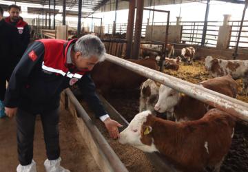 Daire Başkanı Melikşah Taşkın’dan hastalıktan ari işletme incelemesi