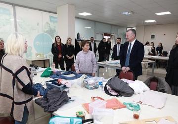 Başkan Büyükakın'dan KO-MEK'e ziyaret