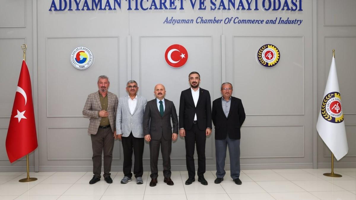 Vali Osman Varol, Adıyaman Ticaret ve Sanayi Odası’nı ziyaret etti