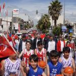 Kahta’da Gençlik Haftası yürüyüşü düzenlendi