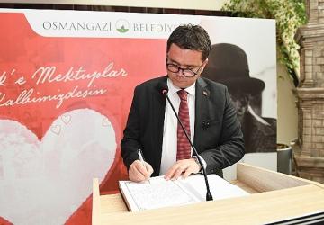 Atatürk'e en güzel mektuplar Osmangazi'den yazıldı