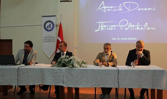 EÜ'de Cumhuriyetin inşasında tarım, nüfus ve ekonominin rolü konuşuldu