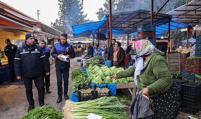 Buca Belediyesi'nden pazar yerlerinde “kayıt dışı" operasyonu