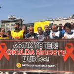 Eğitim Sen Adıyaman Şubesinden okul saldırılarına karşı açıklama ve oturma eylemi - Videolu Haber