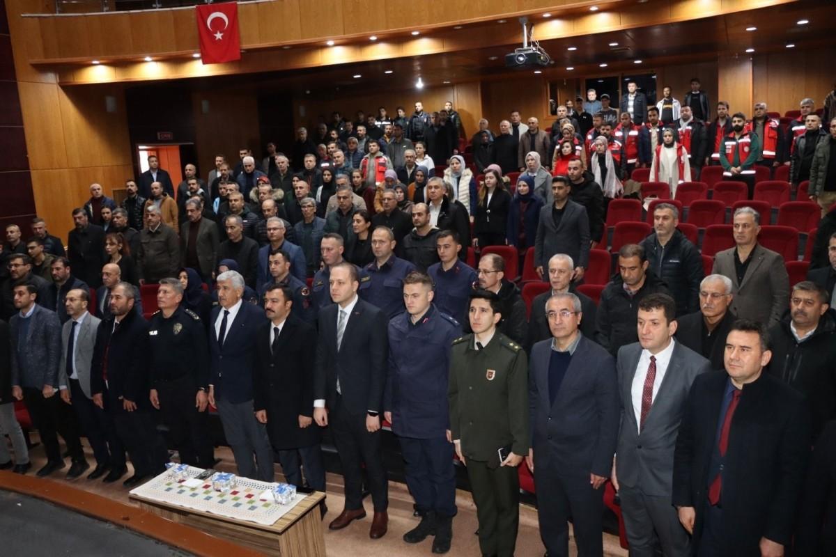 Kahtalı Mıçe Kültür Merkezi’nde deprem şehitleri anıldı