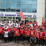 Edremit'te 1 Mayıs coşkuyla kutlandı