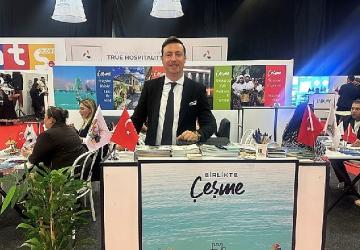 Çeşme, Uluslararası Antalya Turizm Fuarı'nda yoğun ilgi gördü