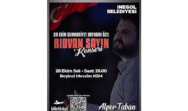 İnegöl Belediyesi'nden Cumhuriyet Bayramı Özel Konseri