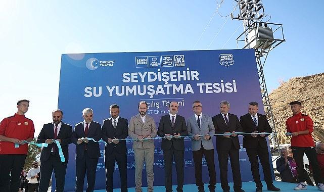 Başkan Altay Seydişehir'e Kazandırılan 65 Milyon Liralık Su Yumuşatma Tesisini Açtı