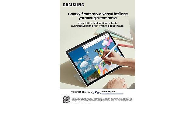 Samsung'dan sömestr tatiline özel Galaxy Tab S10 FE tabletlerde indirim avantajı