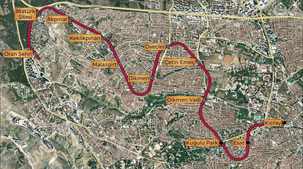 Ankara’ya 4 Yeni Metro Hattıyla 44 Kilometrelik Ulaşım Atağı