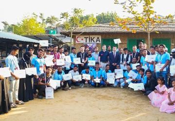 Konya Büyükşehir ve TİKA'dan Arakanlı Mültecilere Afet Eğitimi