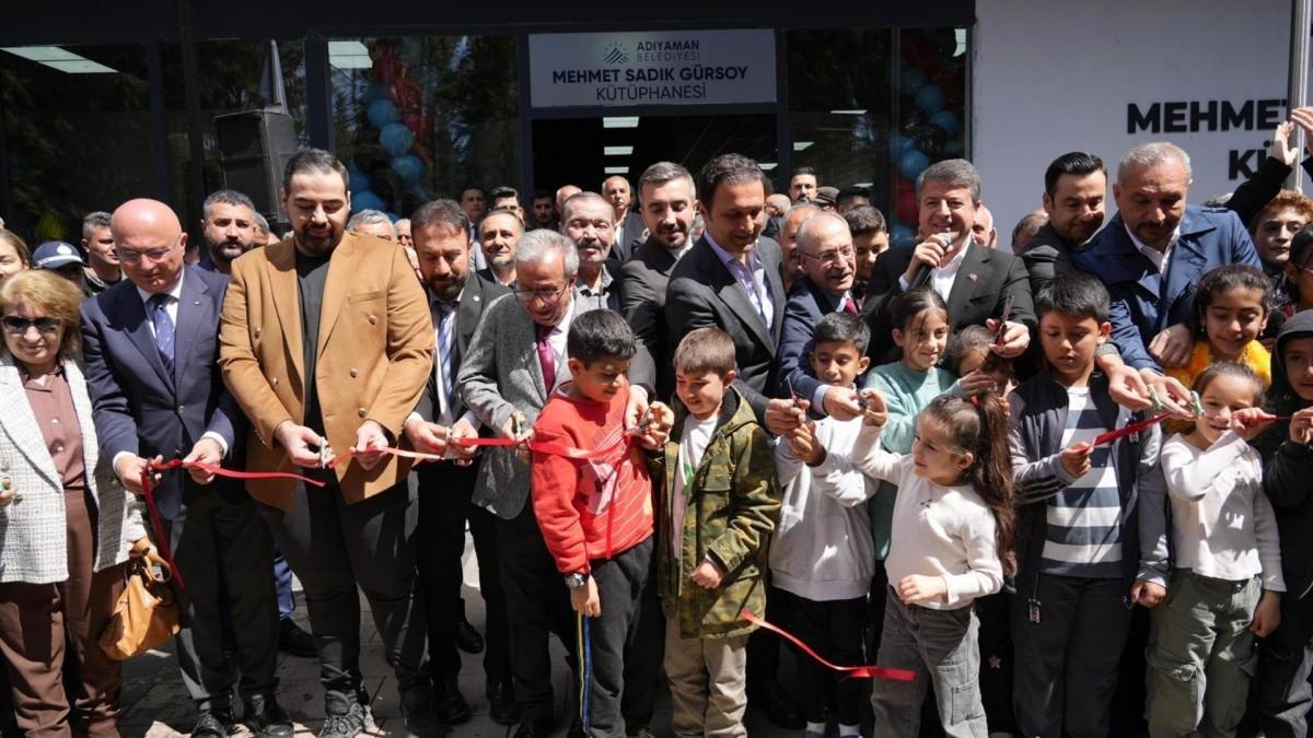 Adıyaman’da Mehmet Sadık Gürsoy Kütüphanesi açıldı - Videolu Haber
