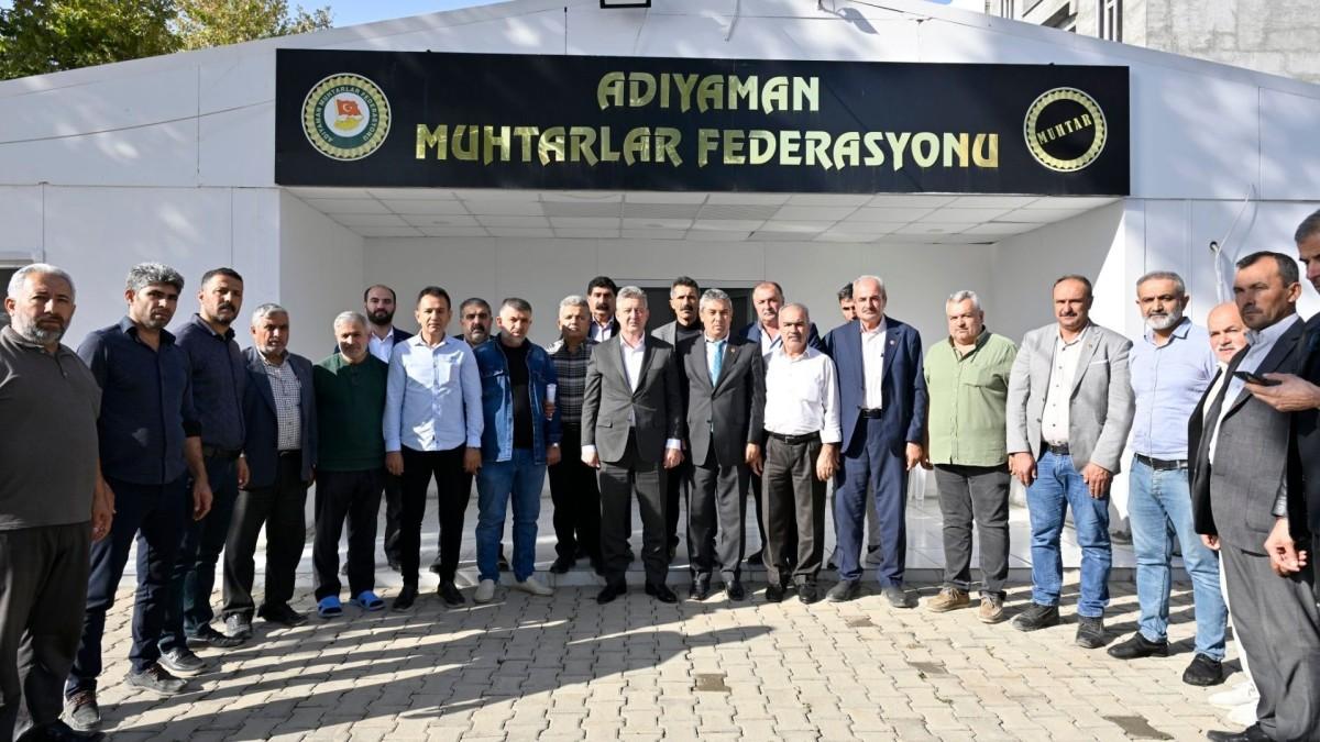 İl Emniyet Müdürü Nazman muhtarlarla bir araya geldi, şehit ailesini ziyaret etti