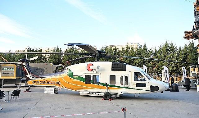 Türkiye'nin ilk yerli yangın söndürme helikopteri tanıtıldı