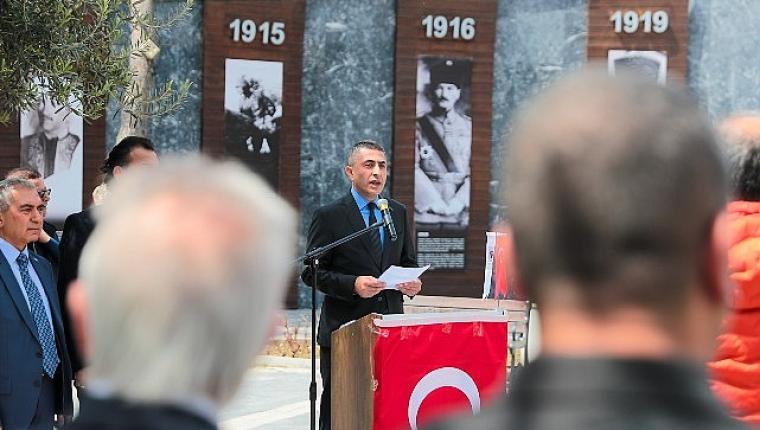 Atatürk'ün Aliağa'ya Gelişinin 92'nci Yılı Kutlandı