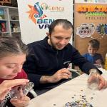 Cam atıklar, Gonca'da sanata dönüştü