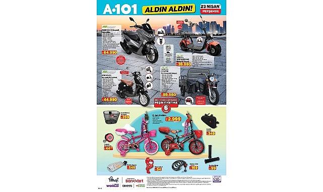 23 Nisan'da A101'de Mobilite ve Teknoloji Ürünleri