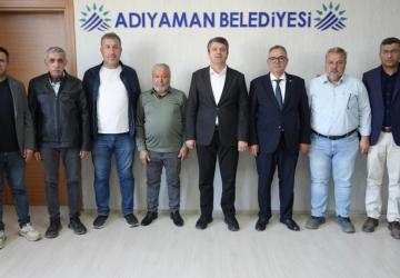 Adıyaman Basın Kartı Sahipleri Derneği’nden Başkan Tutdere’ye ziyaret