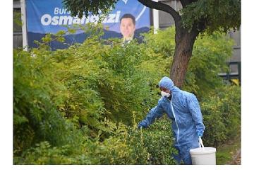 Osmangazi'de Şehrin Sağlığı İçin Kollar Sıvandı