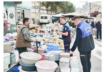 Canik'te Semt Pazarlarına Sıkı Takip