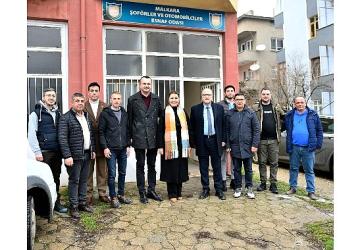 Malkara Şoförler ve Otomobilciler Esnaf Odası'na "Hayırlı Olsun" Ziyareti