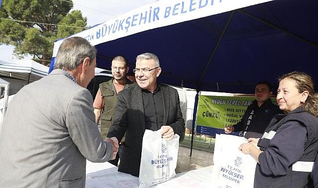 Başkan Çerçioğlu, Ata Tohumlarından Üretilen Fideleri Köşk'te Vatandaşlarla Buluşturdu