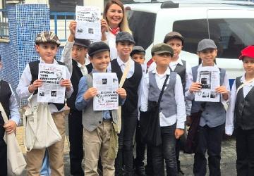 75. Yıl İlkokulu Öğrencilerinden 'Çocuk Gazeteci' etkinliği