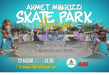 Ahmet Minguzzi Skate Parkı Hizmete Açılıyor