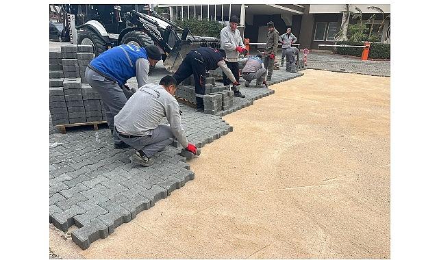 Kemer'de altyapı çalışmaları sürüyor