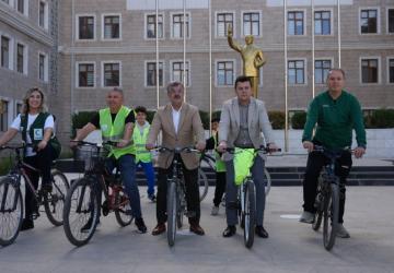 Adıyaman’da Cumhuriyet coşkusu bisiklet turu ile yaşandı