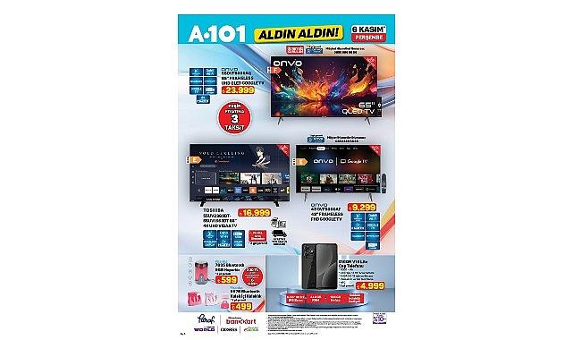 6 Kasım'da A101'de Teknolojik Ürünler Tüketiciyle Buluşuyor