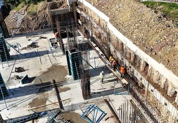 KOÜ Camii ve Otopark projesinde ilerleme yüzde 40