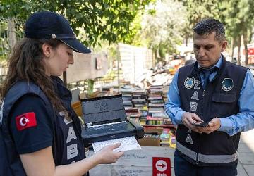 Bornova'da zabıta denetimlerine teknoloji gücü
