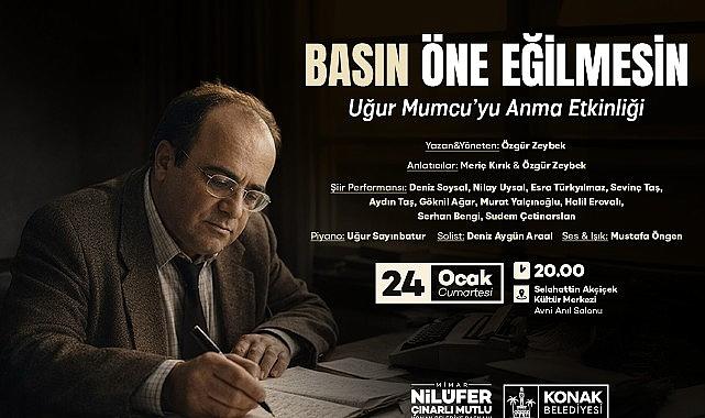 Uğur Mumcu Konak'ta anılacak