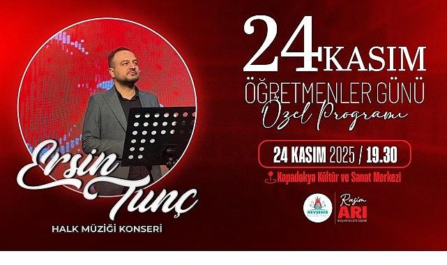 Nevşehir Belediyesi'nden Öğretmenler Günü'ne Özel Konser