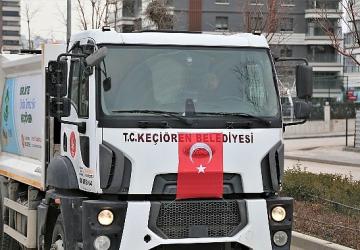 Türk Bayrağına Yapılan Saldırıya Keçiören Belediyesi'nden Anlamlı Tepki