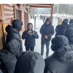 Kuzuyayla'da kış tatbikatı