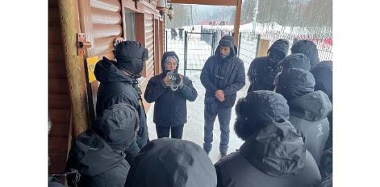 Kuzuyayla'da kış tatbikatı