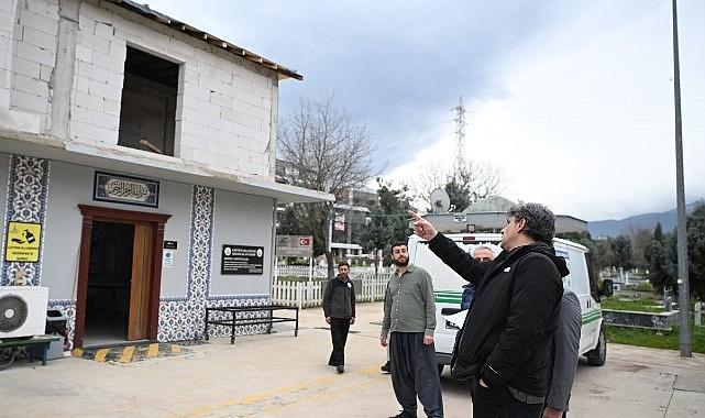 Başkan Kocaman'dan Cenaze Hizmetleri Binası'na İnceleme