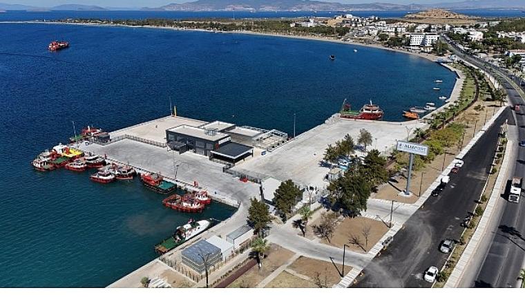 Aliaport Deniz Yolcu İskelesi Hizmete Hazır