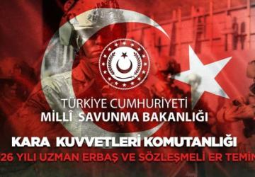 MSB Uzman Erbaş ve Sözleşmeli Er başvuruları 25 Ocak’a uzatıldı