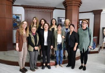Didim Kadın Platformu'ndan Başkan Hatice Gençay'a Ziyaret