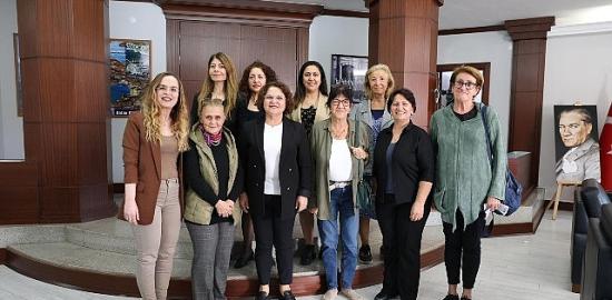 Didim Kadın Platformu'ndan Başkan Hatice Gençay'a Ziyaret