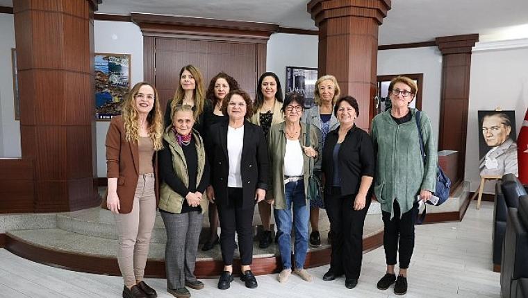 Didim Kadın Platformu'ndan Başkan Hatice Gençay'a Ziyaret