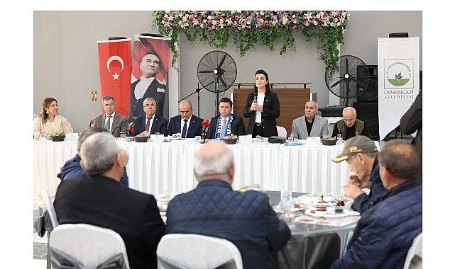 Başkan Aydın'a Ovaakça'da hizmet teşekkürü