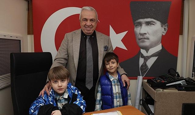 Başkan Şadi Özdemir'e Kızılcıklı'da çocuklardan kaykay park talebi geldi