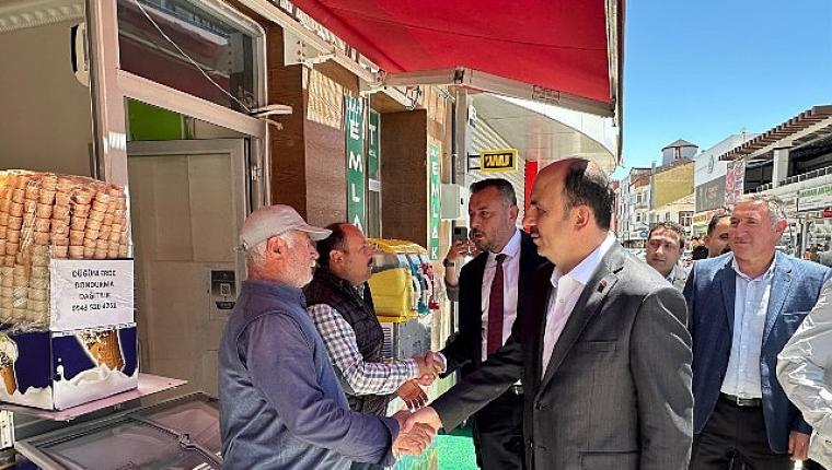 Başkan Altay Cihanbeyli ve Kulu'yu Ziyaret Etti, Kulu İtfaiye Merkezi'nin Temelini Attı